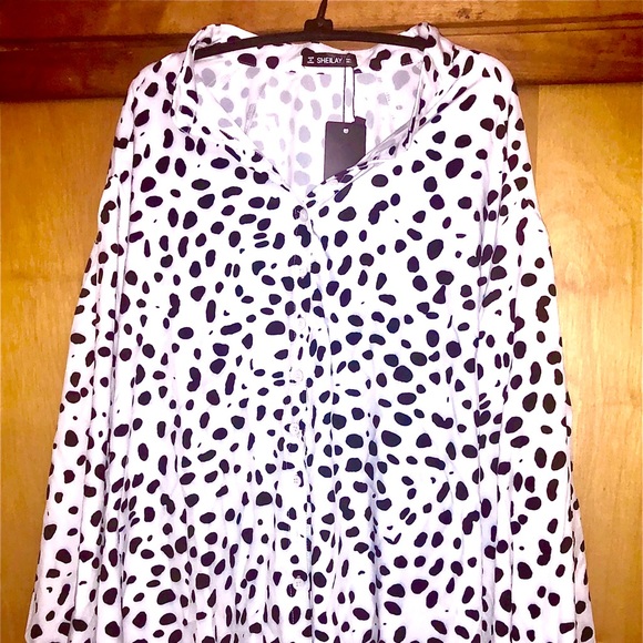 Leopard print in white and black - Picture 2 of 2